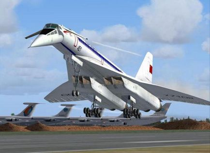 Avionul supersonic de pasageri sovietic Tu-144