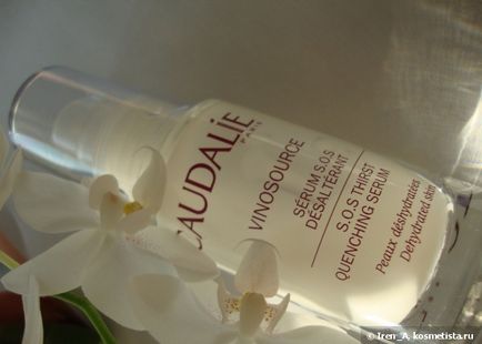 Salvarea de la uscăciune și peeling cu caudalie vinosource s