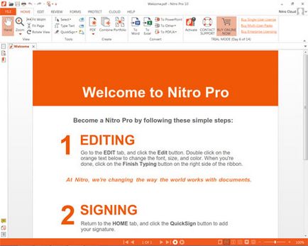 Статьи - nitro pro 10 buget alternativ la Adobe Acrobat pentru a lucra cu pdf