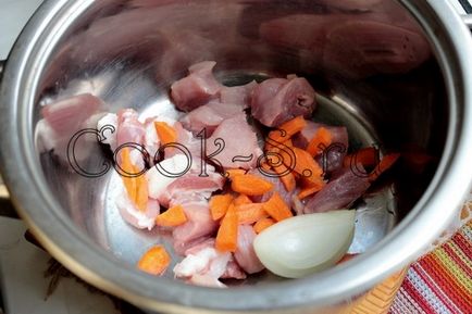 Суп з грибами і м'ясом - покроковий рецепт з фото, перші страви