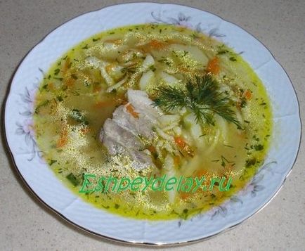 Soup zatiriha - rețetă cu o fotografie