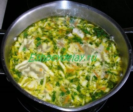 zatiruha leves - recept fotókkal (fotó) zatiruha leves - recept fotókkal