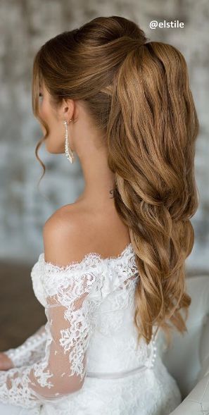 Весільні зачіски для довгого волосся 2017, hair fresh