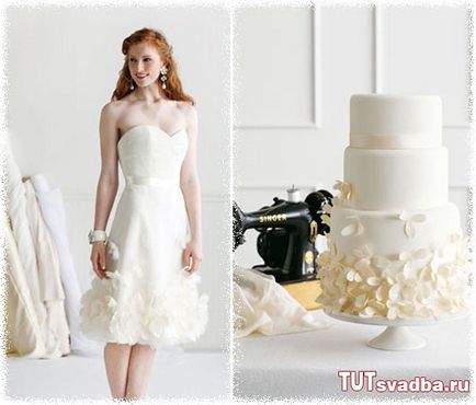 Esküvői torták, értékesített a stílus fotó ruha - esküvő portált