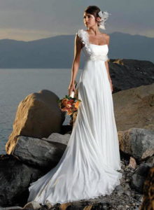Весільна сукня в стилі ампір - образ старогрецьких богинь
