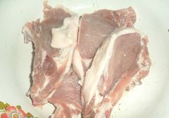 Carne de porc pe oase cu cartofi copți în cuptor - rețetă pas cu pas cu fotografie - pentru cuptor