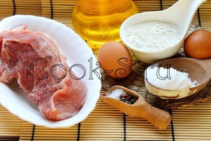 Свинина в клярі - покроковий рецепт з фото, страви з м'яса