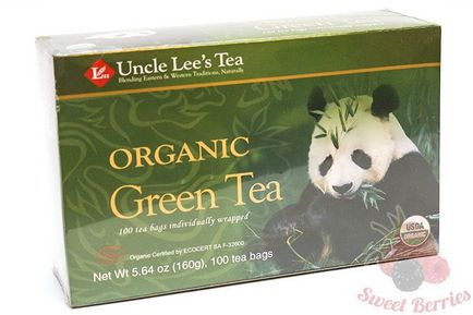 Édes bogyók, ökológiai zöld tea, fehér tea szerves nagybátyja Lee s tea