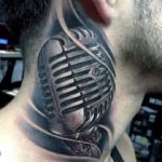 Valoarea tatuajului pentru microfon, schițe și stiluri de tatuaje performante