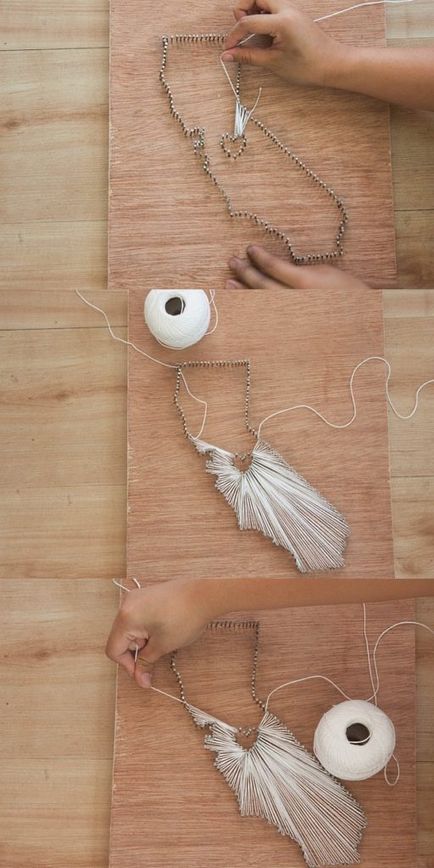 Техніка string art - картини з цвяхів і ниток, indycraft