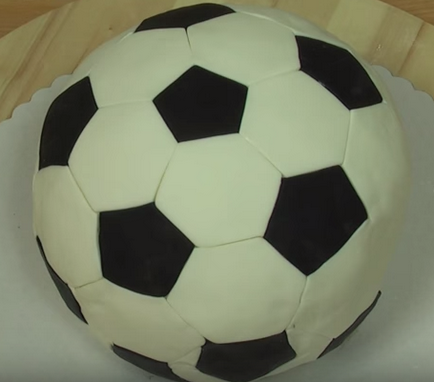 Торт футбольний м'яч покроковий рецепт з фото