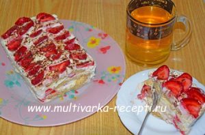 Tort de cracker și smântână (fără coacere)