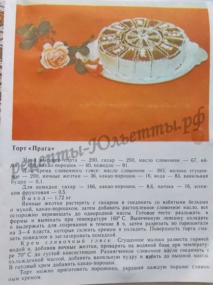 Cake „Prága” otthon