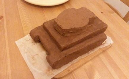 Cake Tank 3d marcipán, hogyan kell elkészíteni egy receptet, fotó, műhely