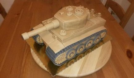 Cake tank 3d din marțipan cum să gătești o rețetă, fotografie, master-class