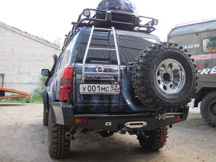 Tuning Nissan Patrol, снимка тунинг нисан патрул y61-y62, нашественик N40