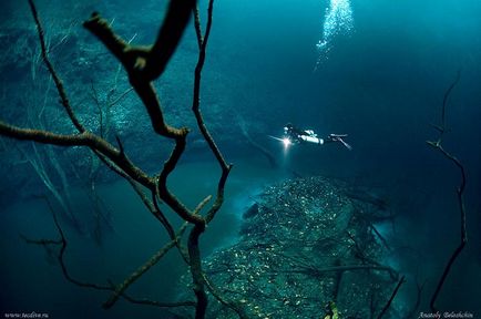 Csodálatos víz alatti folyó Mexikóban