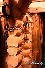 Укладання декоративного каната в дерев'яних будинках