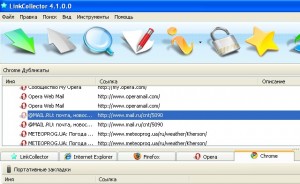 Управління закладками в opera, chrome, firefox і internet explorer