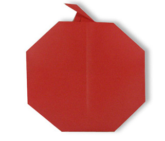 Lectie-schemă origami mere din hârtie