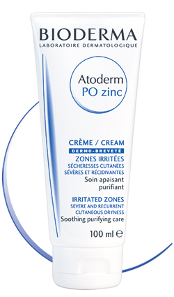 Зволожуючий крем bioderma atoderm po zinc