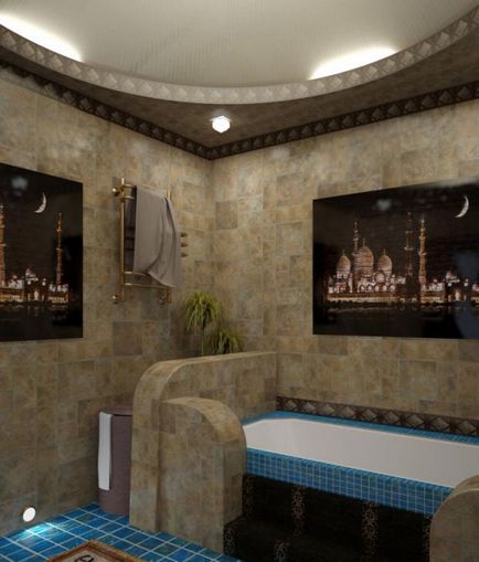 Ванна кімната в арабському стилі витонченість сходу, дизайн інтер'єру