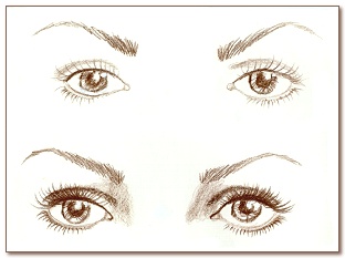 Варіанти макіяжу різного типу очей