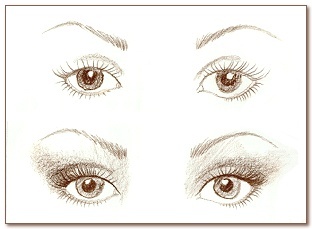 Variante de formare a unui alt tip de ochi