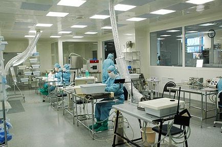 Ventilarea unui policlinic sau a unui spital, a unui centru medical sau a stomatologiei