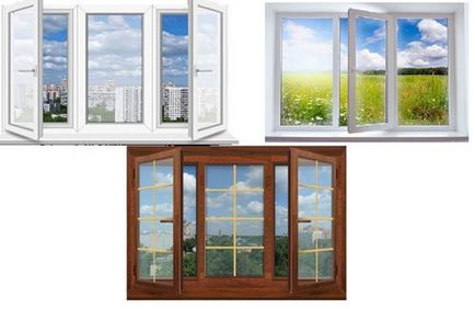 Tipuri de ferestre tricuspice și dimensiuni de tip