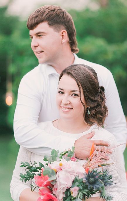 Cherry gyengédséget esküvői Katalin és Sergey
