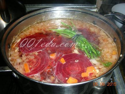 Borsch delicios fără prăjit - borsch din 1001 de mâncare