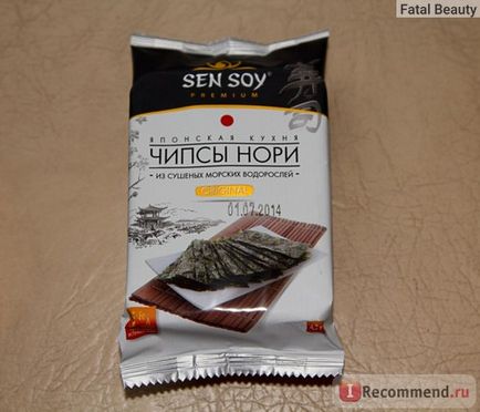 Водорості sen soy premium чіпси норі з сушених морських водоростей