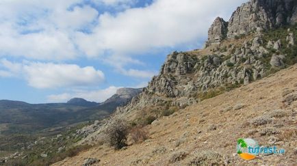 Climbing Demerdzhi - Munte în Crimeea fotografie și video