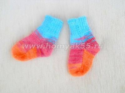 В'язання дитячих шкарпеток на 2-х спицях без подальшого зшивання