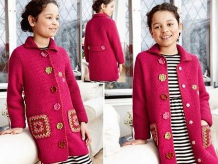 'Язані пальто для дівчинки (79 фото) дитяче пальто для дівчаток 1-4 і 5-8 років, з травички, біле, з