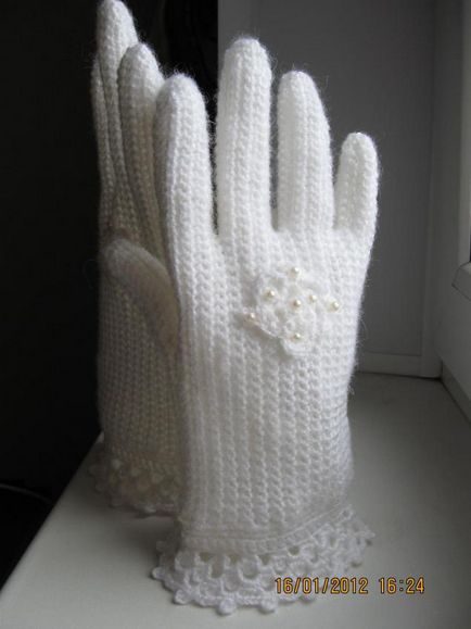 В'яжемо гачком рукавички - ярмарок майстрів - ручна робота, handmade