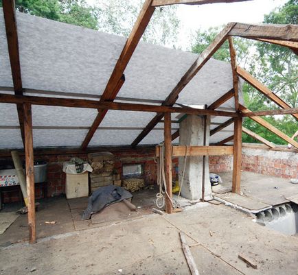 Helyettesítés a tetőn nem új tető 37 fotosekretov, szibériai háztartási (vizet) Tető csere nincs új tető 37 fotosekretov, szibériai háztartási