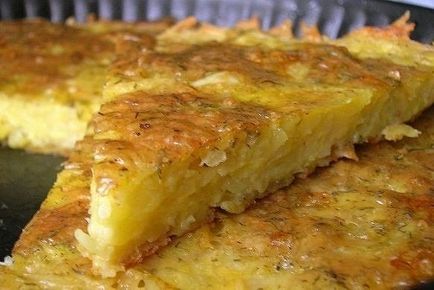 Sült burgonya reszelt sajttal és a fokhagyma, a legfinomabb receptek
