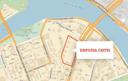 Lakóövezeti Europa City infrastruktúra