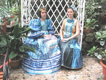 Мешканка Башкирії пошила сукню з фантиків