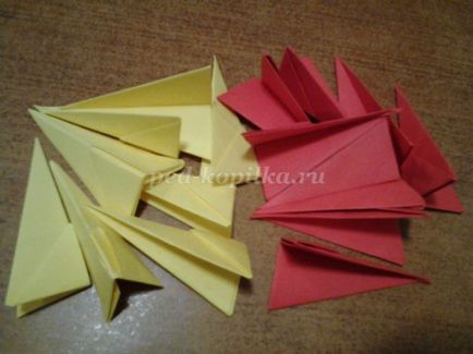 Star în tehnica origami pentru copiii de vârstă școlară