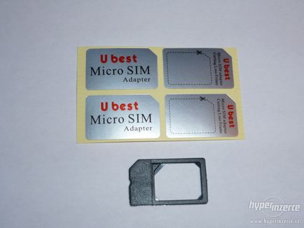 Microsim adapter a SIM saját kezűleg - autópályát