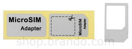 Adaptorul Mikrosim pe sim cu propriile mâini - turnpike