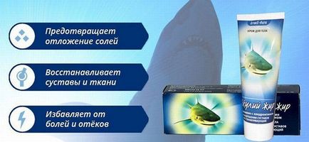 Shark grăsime pentru articulații отзывы, цена, купить в аптека