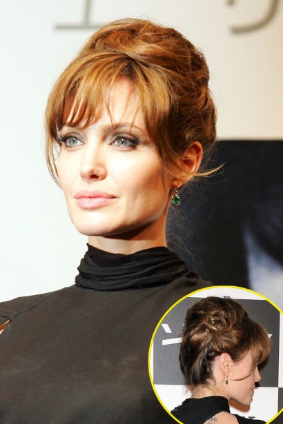 Angelina Jolie és az ő divatos frizura fotó áttekintésre, hajvágás és frizura fotó