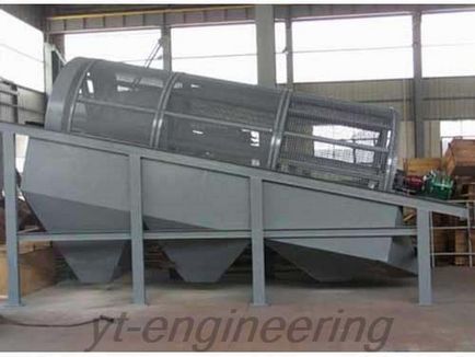 Tambur ecran, China tip rotativ tambur ecran