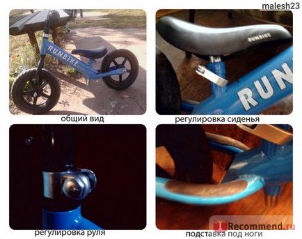 Runovel, alergând pe bicicletă pe bicicletă - 