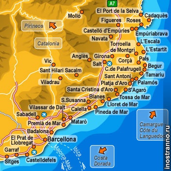Blanes, lloret de mar, calella și alte stațiuni spaniole