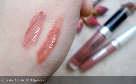 Lip Gloss îngrijirea # 2 sangria etheria - recenzie eco-blogger vita viridi